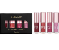 Lakmé 9To5 Primer + Matte Liquid Lipstick- Minis  (Bold Collection, 8 ml)
