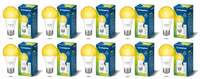 Crompton Dyna Ray 12W Round E27 LED Warm White Pack of 10