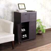 Cello Novelty Dual Plastic Shoe Rack(Ice Brown)