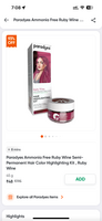 Check out Ammonia Free Ruby Wine Semi-Permanent Hair Color Highlighting Kit , Ruby Wine