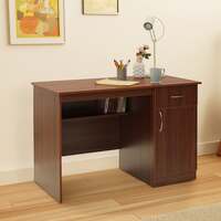 Green Soul Venue|Study & Office Table Computer Desk|Sturdy Built Quality|Engineered Wood| 3 Year Warranty|Writing Desk for Professionals | 1 Drawer, 1 Cabinet | Installation Provided (Rolex Brown)