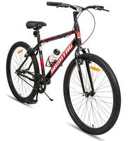 Geekay Hashtag ZXR 1.0 26T Single Speed Cycle - Black Red