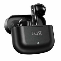 boAt Airdopes 91 Prime, 45HRS Battery, 13mm Drivers, Metallic Finish, Low Latency,ENx Tech, Fast Charge, v5.3 Bluetooth TWS in Ear Earbuds Wireless Earphones with mic (Midnight Black)
