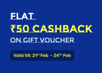 Bajaj Finserv x Gyftr, Wohoo | ₹50 Cashback on Gift Voucher Purchase | Min Spend ₹1000