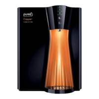 Pureit Copper + Eco Mineral 8L RO + UV + MF Water Purifier (Black)