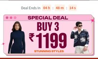 Myntra : Special Deal Buy 3 at  Rs 1199