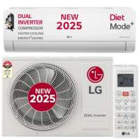 LG 6 in 1 Convertible 1.5 Ton 3 Star Dual Inverter Split AC [2025 Model]