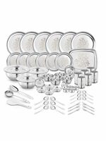 Classic Essentials Stainless Steel Dinner Set |Serves 6 | Set of 61