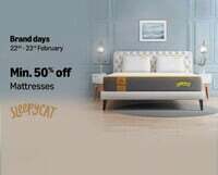 SleepyCat Brand Days : Min 50% off on mattresses