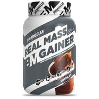 Bigmuscles Nutrition Real Mass Gainer [1Kg, Rich Chocolate] | Lean Whey Protein Muscle Mass Gainer | Complex Carbohydrates, | 1000 Calories | Reduces Muscle Breakdown | Boosts Metabolism