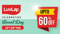 Amazon LuvLap Brand Days - Upto 60% off on Baby care