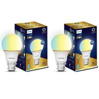PHILIPS 9W B22 LED Bulb | 3 Colors in 1 LED Bulb | Scene Switch Bulb for Home & Decoration | Color: Tunable White | Pack of 2 | Gold Perform Series