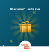 Apollo Champions Health Quiz : Win Upto 100 Health credits 