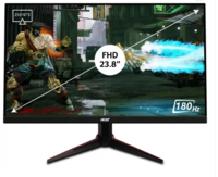 Acer Nitro 60.45 cm (23.8 inch) Full HD LED Backlit IPS Panel, 2X2W Inbuilt Speakers,Tilt-able stand Gaming Monitor (VG240Y)