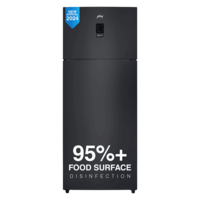 Godrej Eon Regalis 436 Litres 2 Star Frost Free Double Door Refrigerator with Nano Shield Technology (RT EONREGALIS 477B RCI MT BK, Matte Black)