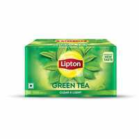Fresh : Lipton Clear & Light Green Tea Bags 50 Pcs, 65 grams @82 (Specific Location)