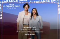 Ajio Mega Clearance Sale Upto 80% off + 10% off on DBS Bank Card