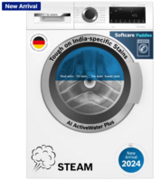 BOSCH 9 kg Fully Automatic Front Load Washing Machine with In-built Heater White  (WGA14200IN)