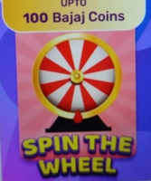 Bajaj Finserv - Spin and Win up to 100 Bajaj Coins till 3rd march