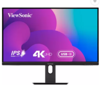 ViewSonic 68.58 cm (27 inch) 4K Ultra HD IPS Panel Monitor