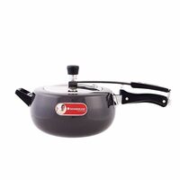  Wonderchef Taurus Black Hard Anodized Inner Lid Pressure Cooker 5L