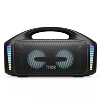 Tribit StormBox Blast Bluetooth Party Speaker,Portable Speaker 90W Loud Stereo Sound with XBass LED Light Show Bluetooth 5.3,IPX7 Waterproof Speaker, PowerBank,TWS,Custom EQ,30H Playtime for Outdoor