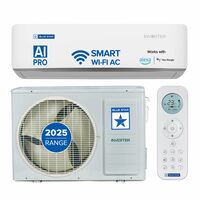 Blue Star 1.5 Ton 5 Star, 60 Months Warranty, Wi-Fi Smart Inverter Split AC  (White)