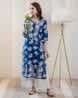GOSRIKI Women Floral Straight Kurta Set