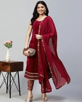 Samah Women Kurta Pant Dupatta Set