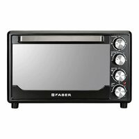 Faber 34L Double Glazed 1600W OTG,Bake, Toast, Roast, Grill|6 Functions, Upper & Lower Heating