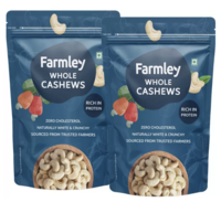 Grocery Farmley Whole Raw Kaju Cashews 2x0.5kg and other items [location specific]