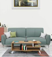 SPYDER CRAFT Modern Wooden Coffee Table with Storage| Coffee Table for Living Room Engineered Wood Coffee Table (Modern, Oak)