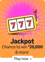 Holi Edition Jackpot: Chance to win ₹20,000 and more*