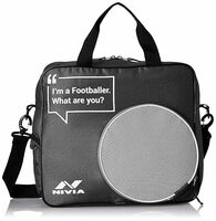 Nivia Game Bag, Ball Bag,PVC Coated mesh, Water Resistant Lightweighted Fabric(Royal Grey/Black)