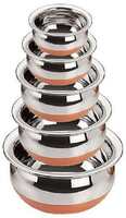 Stainless Steel 5 Pic Stainless Steel Dinner Set Dinner Set (Microwave Safe)