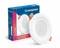 Crompton Star Lord JBNXT Junction Box Downlighter | 5W | Round | Cool White | Pack of 1 | Junction Box | Cutout: 3 inch, 75 mm | For use in halls, bedroom, kitchens, office, stores