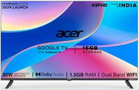 acer 109 cm (43 inches), Pro Series Full HD Smart LED Google TV with Android 14 (Black) Apply ₹1000 coupon