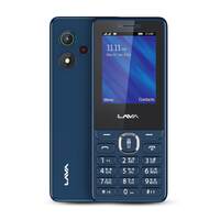 Lava A5 (2025) Dual SIM Keypad Mobile with  UPI Support, 1200mAh Battery | BOL Feature | Camera | Auto Call Recording | Glass Finish | and 7 Regional Languages - Dark Blue

