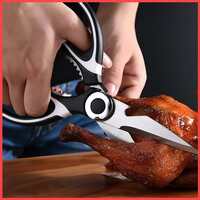 Wolpin Multipurpose Versatile Scissors for Kitchen Stainless Steel Heavy Duty General Use Art & Craft Home Office