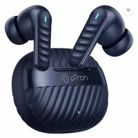 PTron Bassbuds Nova - AI ENC 4 Mics, 40hrs Playback, Deep Bass, 50ms Low Latency Bluetooth  (Blue, True Wireless)