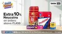 Tata Neu x 1MG Offer - Get 10% upto 250 extra NeuCoins on orders above ₹1499 (27-28th Feb)