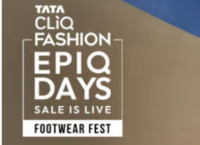 Tata CliQ Epiq Days Upto 85% off on Footwear Fest + 12% off on HDFC Bank offers