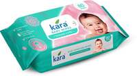 KARA Baby Wet Wipes with Lid | With goodness of Chamomile & Vitamin E | pack_of 1 | (80 Wipes)