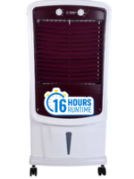 Flipkart SmartBuy 75 L Desert Air Cooler (White, Burgundy, Storm 75)
