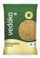Amazon Brand Vedaka Organic Toor Dal 500g and other items [location specific]