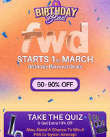 Myntra B'day Blast FWD Quiz: Get Extra 10% OFF in Sale + Chance to Win A PS5 or Dyson Airwrap