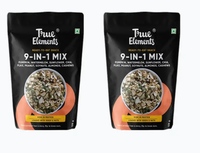 True Elements 9-In-1 Mix Nuts, Seeds & Dry Fruits - High in Protein - Pack of 2 
