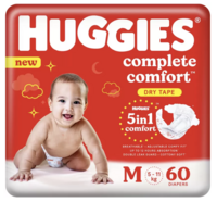 Huggies Dry Tape, Colgate Visible White Toothpaste and other items [location specific]