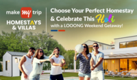 Makemytrip Holi Homestays & Villas weekend Getaways - Upto 40% off on homestays, villas and apartments