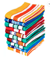Space Fly Cotton 320 GSM Hand Towel  (Pack of 10)